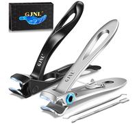 Toenail Clippers for Thick Nails for Seniors, 2026 Angled Head Large Toe Nail Clippers, Heavy Duty Fingernail Clippers with Wide Opening Nail Cutter Men & Women