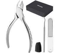 Toenail Clippers for Thick Nails for Seniors | Podiatrist Surgical-Grade Steel | Sharp Curved Blade & Non-Slip Handle | Toenail Clippers for Ingrown&Thick Toenails alicates para uñas de pies