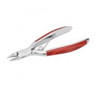 Toenail Clippers for Thick Nails, Professional Heavy Duty Ingrown Toenail Clippers for Men Women Elderly, Stainless Steel Podiatrist Nail Nippers, Red Straight 130g