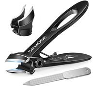 Toenail Clippers for Thick Toenails for Seniors, 2025 New Slanted Nail Clippers for Men Thick Ingrown Nails with Wide Jaw Opening, Upgrade Heavy Duty Large Fingernail Clipper Cutter