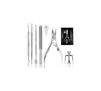 Toenail Clippers Set 7Pcs Staineless Steel Ingrown Toenail Tool Kit Professional Toe Nail Nippers Set for Ingrown Thick Nail Surgery Grade Manicure