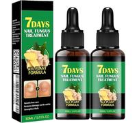 Toenail Fungus Treatment Extra Strength - Ginger Nail Treatment Nail Support Nail Care, Toenail Cuticle Care Oil Care, Multi-Purpose Nail Repair for Your nails a Natural Shine (2PC)