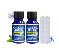 Toenail Repair Fluid - Extra Strong Growth Support, 2 Bottle Care Pack, Revitalizer for Discolored Nails, Protective Shielding Function | Treatament