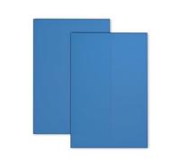 TOEPODO 2 Pack 1/8 Fluorescent Neon Cast Acrylic Sheets, Glow in Dark Fluorescent Neon Plexiglass Sheet Panels for Laser Cutting Neon Sign Craft Art Design Festival Decor (8 X 12 Inch, Blue)