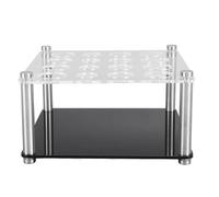 Toeponeer for Chess Piece Holder, Stable Design, Wide Application, Sturdy Acrylic and Stainless Steel, Modern Appearance, Easy to Install for All Chess Games