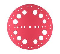 Toeponeer Freediving Bottom Plate Seawater Resistant Aluminum Alloy Dive Equipment for Deep Sea Diving Environment (Red)