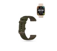 toergy 1-pack For LODIMEKE IDW26 Silicone Watch Band - Waterproof Soft Rubber Replacement Strap, Universal Smartwatch Band for Men Women, Sturdy Durable, Dark Brown