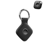 toergy 1 Pack Protective Case for Tile by Life360 Mate 2024 with Silicone Keyring - Durable & Stylish Case, Waterproof, Anti-Fall - Black