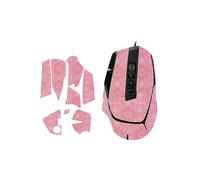 toergy 1 Set Mouse Anti-slip Grip Tape Fit for Logitech G G502 X PLUS, Sweat Resistant,Self-Adhesive Design,Elastics Refined Side Stickers,Professional Mice Upgrade Kit,Pink Snowflake Pattern