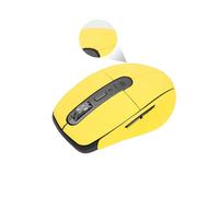 toergy 1 Set Mouse Anti-slip Grip Tape Fit for Logitech MX Anywhere 3S, Sweat Resistant,Easy to Use,Self-Adhesive Design,Elastics Refined Side Stickers,Professional Mice Upgrade Kit,Yellow