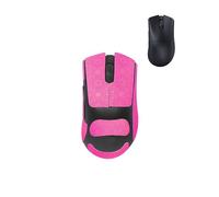 toergy 1 Set Mouse Anti-slip Grip Tape Fit for Razer DeathAdder V3 Pro, Sweat Resistant,Self-Adhesive Design,Elastics Refined Side Stickers,Professional Mice Upgrade Kit,Rose Pink Snowflake Pattern