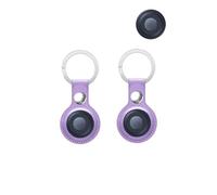 toergy 2pack Protective Case For CYBERDOT Smart Tag Anti-Loss Tracker Silicone Keychain- Durable and Stylish Cover,Waterproof,Anti-fall,Purple