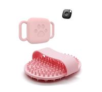toergy 2pack,Protective Case for Tile Mate 2024/2022 Tag Anti-Loss Tracker Silicone Durable and LightWeight Cover,Waterproof,Anti-fall,include Bathing Brush, Pink