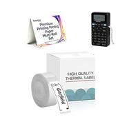 toergy 5 Rolls 12×40mm Thermal Barcode Labels for SUPVAN E11 Label Maker, Self-Adhesive, Waterproof Oilproof, BPA-Free, Clear Printing, 5 Pack