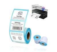toergy 5 Rolls 50×50mm Thermal Barcode Labels for Rongta RP425 Label Maker, Self-Adhesive, Waterproof Oilproof, BPA-Free, Clear Printing, 5 Pack