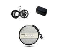 toergy Case Compatible for Anker Soundcore AeroClip, Odorless Travel Earbud Carrying Cover Pouch Bag with Mesh Pocket, Grey