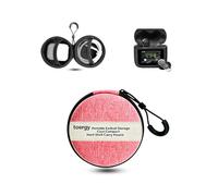 toergy Case Compatible for JBL TOUR PRO 3, Odorless Travel Earbud Carrying Cover Pouch Bag with Mesh Pocket, Pink