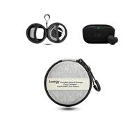 toergy Case Compatible for JBL Wave Buds 2, Odorless Travel Earbud Carrying Cover Pouch Bag with Mesh Pocket, Grey