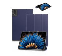 toergy Case for Blackview Mega2 / Mega 2 12 inch Tablet, Slim Stand Tri-Fold Hard Protective Case Cover,Waterproof,Shockproof & Dustproof,Dark Blue