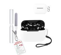 toergy Case for Razer Hammerhead V3 X HyperSpeed Wireless Earbuds, Soft Silicone Protective Cover - Shockproof Scratch-Resistant with Precise Cutouts, White
