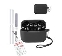 toergy Case for Razer Hammerhead V3 X HyperSpeed Wireless Earbuds, Soft Silicone Protective Cover - Shockproof Scratch-Resistant with Precise Cutouts, Black