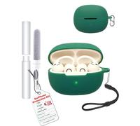 toergy Case for SHOKZ OpenDots 2 Wireless Earbuds, Soft Silicone Protective Cover - Shockproof Scratch-Resistant with Precise Cutouts, Green
