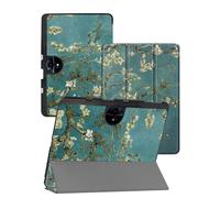 toergy Case for TCL Nxtpaper11 Gen2 11 Inch Tablet, Trifold Stand PU Leather Protective Cover - Ultra Thin Shockproof Dustproof Lightweight - Fllower Style