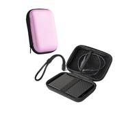 toergy Case for UnionSine HD2510 1TB Portable External Storage - 2.5 Inch Shockproof Waterproof EVA Hard Drive Carrying Cover Bag, Dustproof,Pink Travel Case