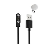 toergy Charger Cable for IOWODO w50/w50-Black Smart Watch, USB Charger Cable,Magnetic Attachment,Fast Charging,Lightweight,Durable,Portable Travel Silicone Storage Bag
