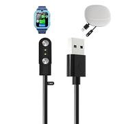 toergy Charger Cable for Jugeman T60 Smart Watch, USB Charger Cable,Magnetic Attachment,Fast Charging,Lightweight,Durable,Portable Travel Silicone Storage Bag