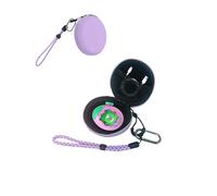 toergy Compatible with Tamagotchi Paradise,Durable EVA Carrying Case,Shockproof & Lightweight Protective Cover,Fit fo USB Cable and More,Purple