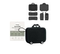 toergy Cute Frog Silicone Case Compatible with JBL Go 5 Bluetooth Speaker, Soft Shockproof Protective Case with Lanyard Eyelet, Dustproof & Precise Cutouts for On the Go (Black Frog)