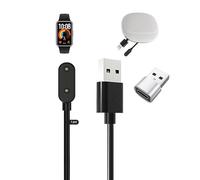 [toergy] Magnetic Charger for HUAWEI Band 11, Includes Silicone Storage Pouch & USB-C Adapter | 3-in-1 Charging Set with 1M Lead - Ideal for Travel, Home & Office