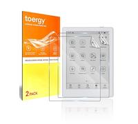 toergy PET Screen Protector for BOOX Go 6 Gen II 6 Inch - Crystal Clear, Scratch Resistant, Anti-Fingerprint, Bubble Free [Not Glass] (Pack of 2)