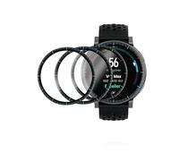 toergy PMMA Glass Screen Protector for Amazfit Active Max Smartwatch with High Aluminum Fox Edge - Durable Film, Thin, Lightweight, High Definition, 3 Pack