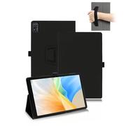 toergy Protective Case for DOOGEE Tab E3+ Android 15 Tablet 12 inch with Hand Strap & Stand& Anti-Drop Feature - Sleek and Simple Design,Black