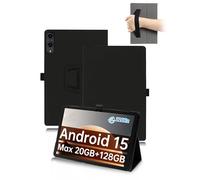 toergy Protective Case for TECLAST T65 13.4 inch 2025 Newest Tablet with Hand Strap & Stand& Anti-Drop Feature - Sleek and Simple Design,Black