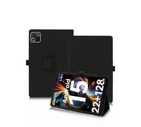 toergy Protective Case for Whitedeer G13 Android 15 Tablet with Hand Strap and Stand and Anti-Drop Function - Slim and Simple Design, Black