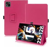 toergy protective case for Whitedeer G13 tablet android 15 tablet with hand strap & stand& anti-drop feature - sleek and simple design,rosered