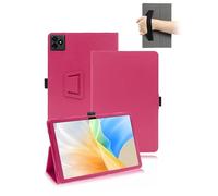 toergy Protective Case for ZTE Blade X1001 10.1 inch Tablet with Hand Strap & Stand& Anti-Drop Feature - Sleek and Simple Design,RoseRed