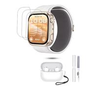 toergy Screen Film for Watch D3, Case for FreeBuds SE 4, for Huawei,White | 3 Pack TPU screen protector compatible with Huawei Watch D3 and soft silicone case compatible with FreeBuds SE 4 bundle