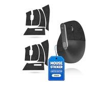 toergy Set of 2 Mouse Anti-Slip Grip Tape for Logitech MX Vertical, Sweat-Resistant, Easy to Use, Self-Adhesive Design, Professional Mice Upgrade Kit, Black Snow Pattern