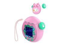 toergy Silicone Case for Tamagotchi Paradise - Soft Protective Cover with lanyard, Comfortable, Portable Anti-Scratch Skin for Pet Game Machine,Pink