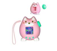 toergy Silicone Case for Tamagotchi Paradise - Soft Protective Cover with lanyard, Portable Anti-Scratch Skin for Pet Game Machine,Pink