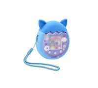 toergy Silicone Case for Tamagotchi Pix - Soft Protective Cover with lanyard, Comfortable, Portable Anti-Scratch Skin for Pet Game Machine (Blue)