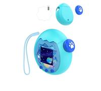 toergy Silicone Protective Case for Tamagotchi Paradise - Soft Anti-Drop Shockproof Case, with A String & Protective Film, Electronic Pet Accessories, Protection for Virtual Pet Game Machine (Green)