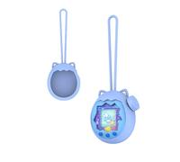 toergy Silicone Protective Case for Tamagotchi Paradise - Soft Anti-Drop Shockproof Case with a String, Electronic Pet Accessories, Protection for Virtual Pet Game Machine, Blue
