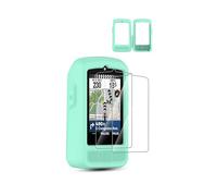 toergy Silicone Protective Case for Wahoo ELEMNT ROAM V3 Stopwatch - Precise Holes,Shock-Proof, Comfortable Touch + 2pcs screen protector,Green