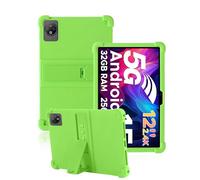toergy Silicone Tablet Case for Doogee V Pad 12 Inch with Full Coverage, Shockproof, Anti-scratch, Adjustable Stand, and Soft Silicone Cover,Green