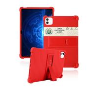 toergy Silicone Tablet Case for Honor MagicPad 4 12.3 inch with Full Coverage, Shockproof, Anti-scratch, Adjustable Stand, and Soft Silicone Cover,Bright Red